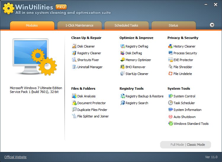 Get WinUtilities Professional V15.89 lifetime license for free[Windows]