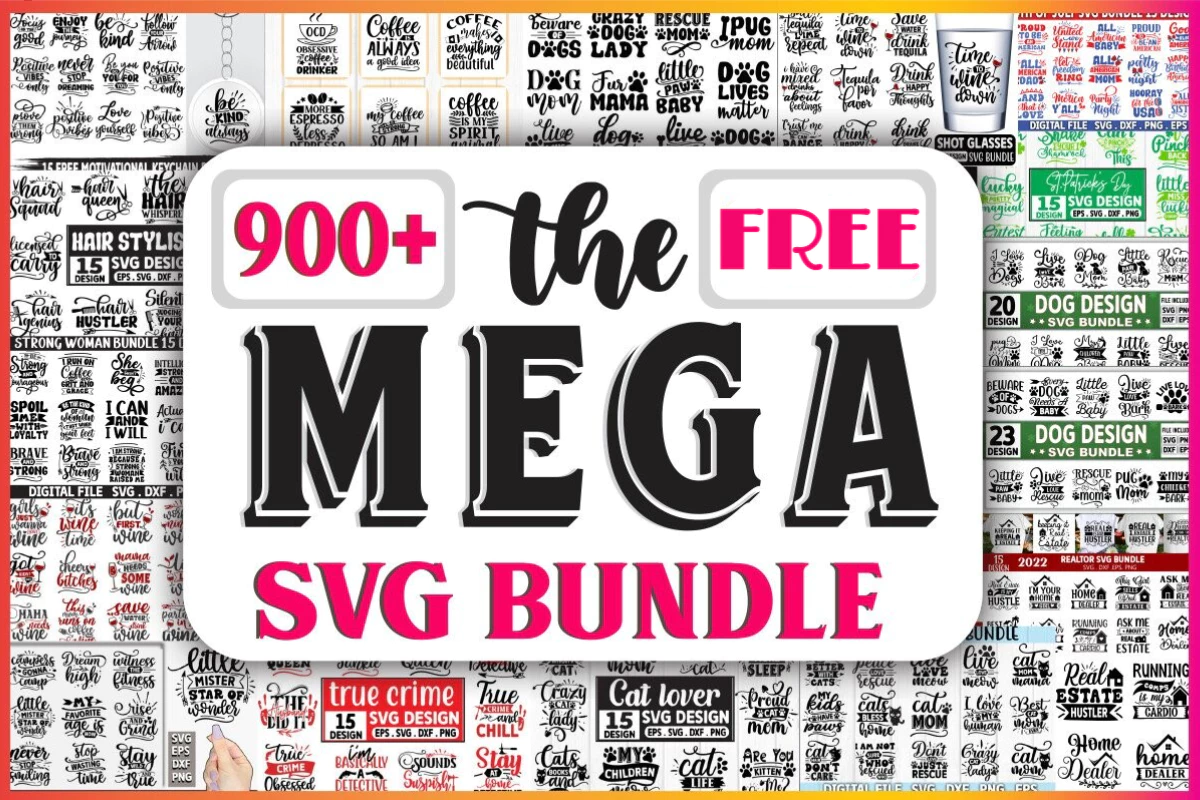 Get Mega SVG Bundle for free[71 Graphics valued at $161]