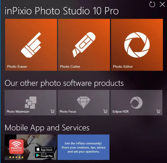 Get InPixio Photo Studio 10 Pro for free[Windows]