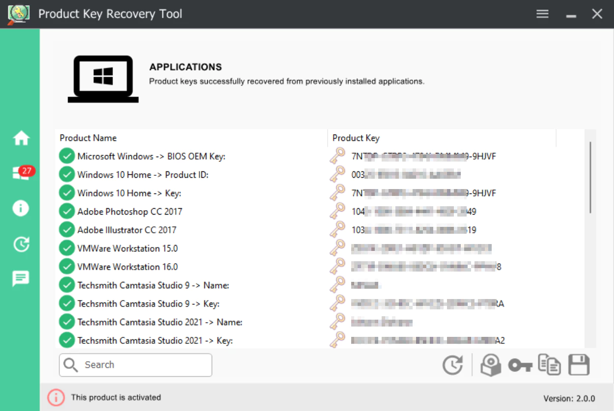 6 month Product Key Recovery Tool 2 license key free giveaway[Windows][$19.95 -> Free]