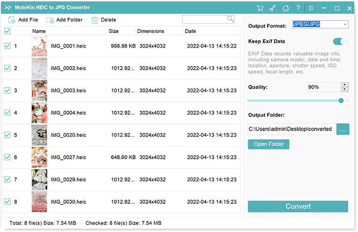 Get 1 year MobiKin HEIC to JPG Converter 3.0.14 license for free[Windows][$9.95 -> Free]