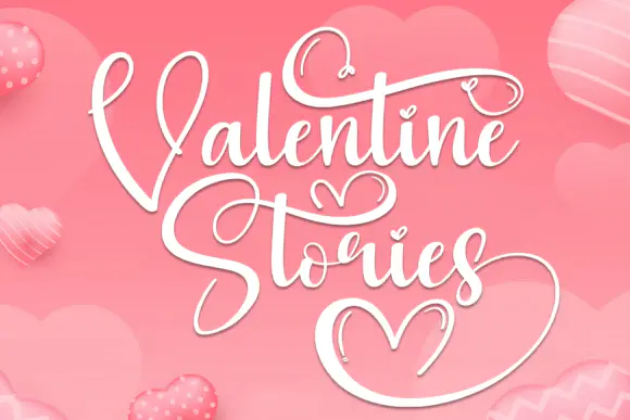 Limited time get Font Valentine Stories Font for free[Windows, macOS][$12.00 -> Free]