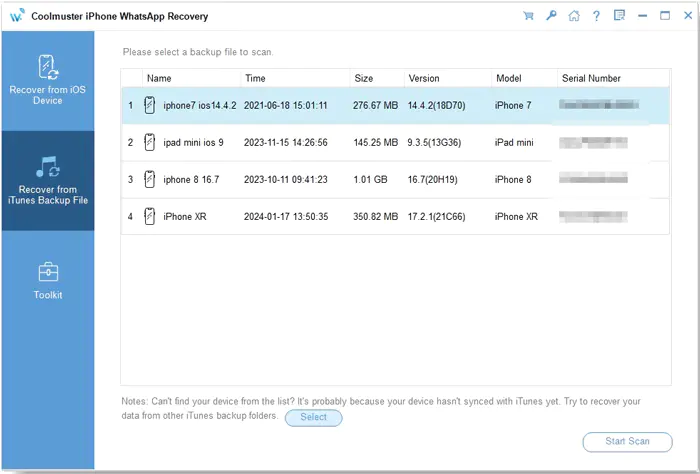 Limited time get WhatsApp Data Recovery Tool Coolmuster iPhone WhatsApp Recovery for free[Windows][$35.95 -> Free]