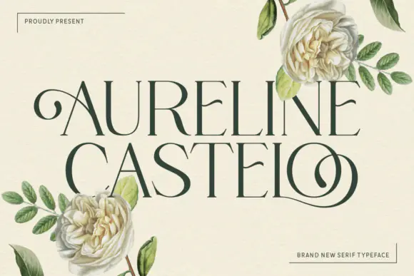Font Aureline Castelo Elegant Serif — Free Giveaway (Worth $29.99)