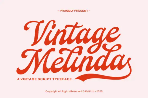 Limited time get Font Vintage Melinda for free[Windows, macOS][$10.00 -> Free]