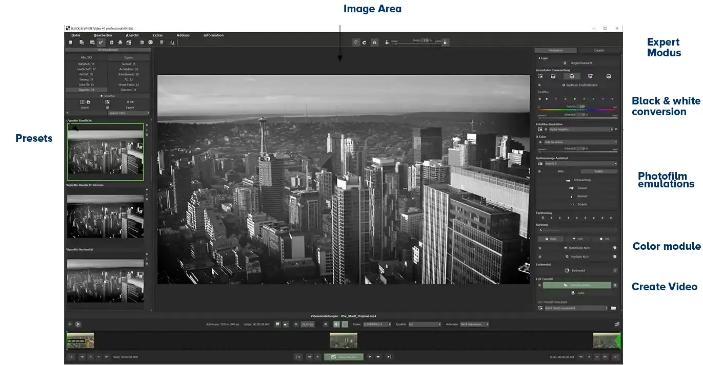 Limited time get Convert video to black and white monochrome video BLACK & WHITE Video #1 for free[Windows][$29.99 -> Free]