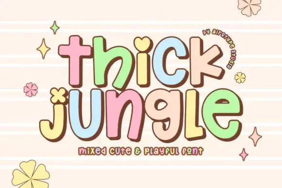 Font Thick Jungle — Free Giveaway (Worth $12.00)