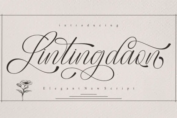 Font Lintingdaon Script — Free Giveaway (Worth $29.99)