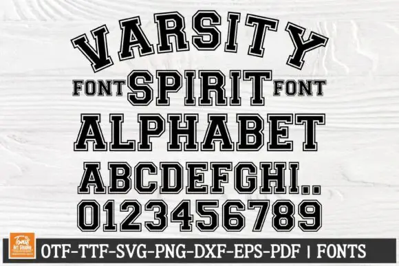 Font Varsity Spirit — Free Giveaway (Worth $3.00)