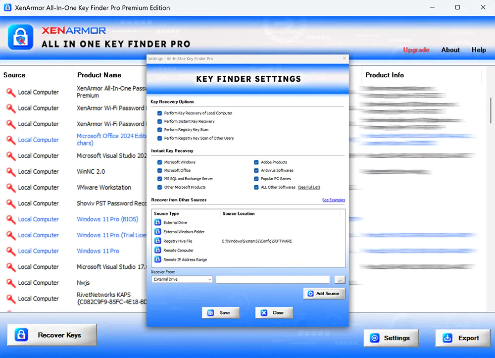 Limited time get In One Key Finder Pro Key Recovery Tool XenArmor All for free[Windows][$29.99 -> Free]