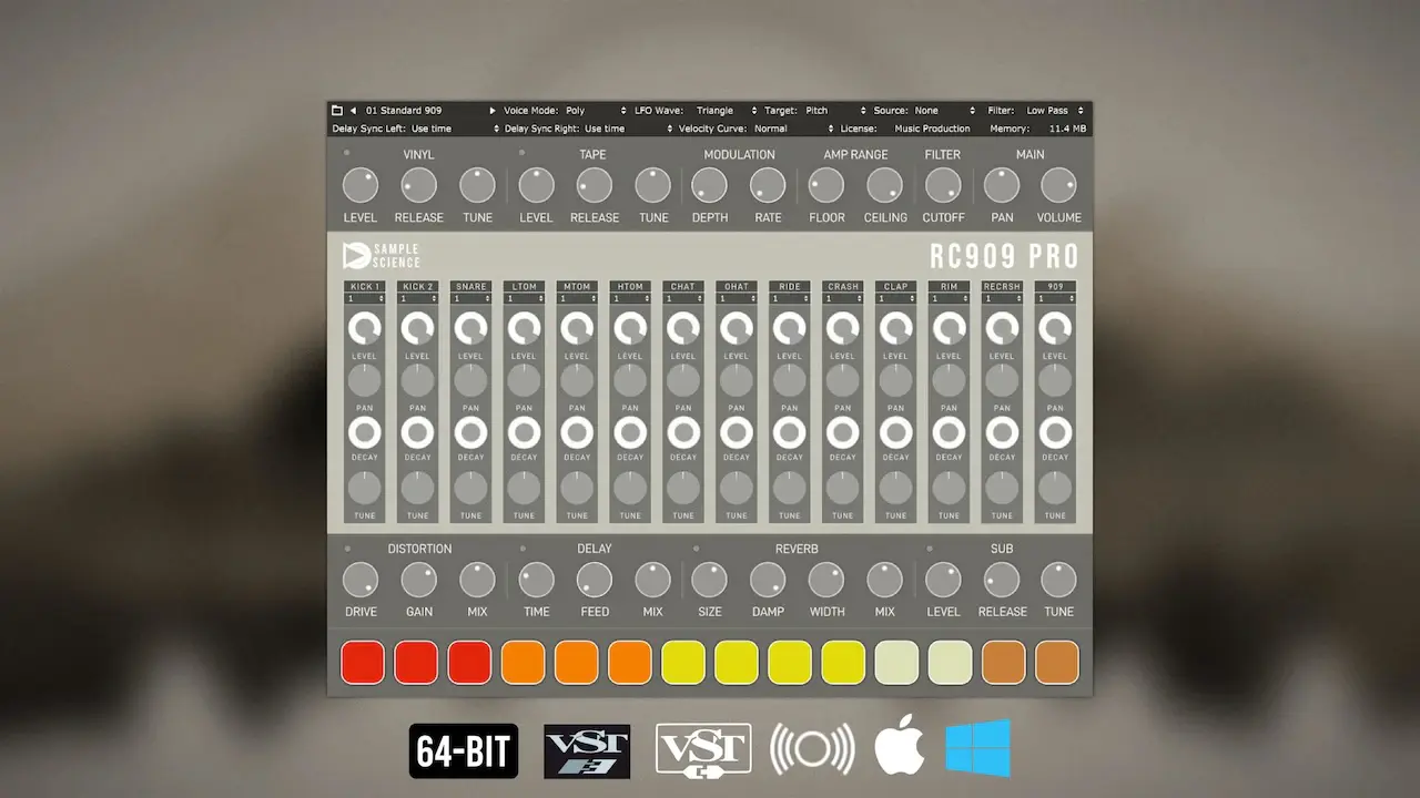 Audio Plugin RC909 Pro — Free Giveaway (Worth $30.00)