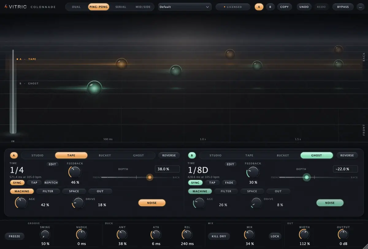 Audio Plugin Colonnade Delay — Free Giveaway (Worth $35.00)