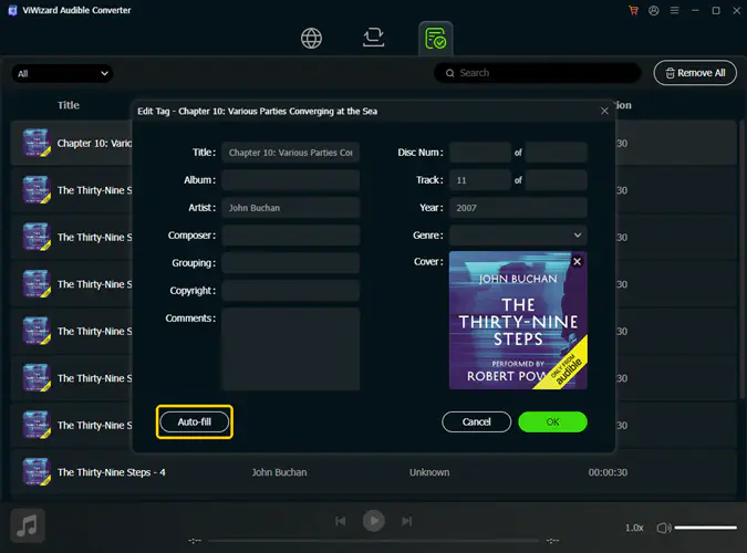 Limited time get Audio Book Format Conversion Tool ViWizard Audible Converter for free[Windows][$10.95 -> Free]