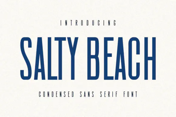 Font Salty Beach — Free Giveaway (Worth $12.00)