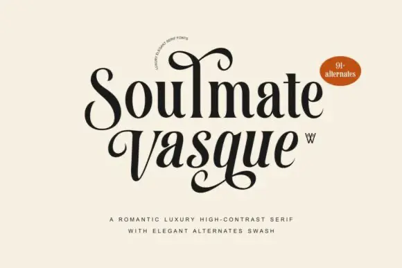 Limited time get Font Soulmate Vasque for free[Windows, macOS][$18.00 -> Free]