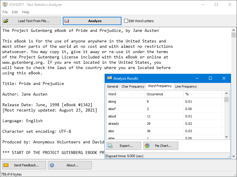 Limited time get Text Statistics Analyzer for free[Windows][$19.00 -> Free]