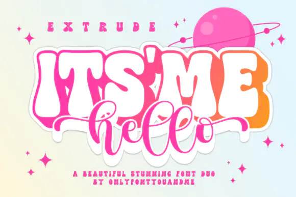 Limited time get Font Its Me Hello Font for free[Windows, macOS][$29.99 -> Free]