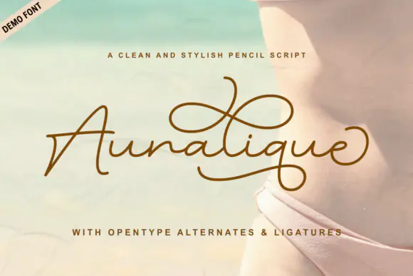 Font Auralique Demo Font — Free Giveaway (Worth $29.99)
