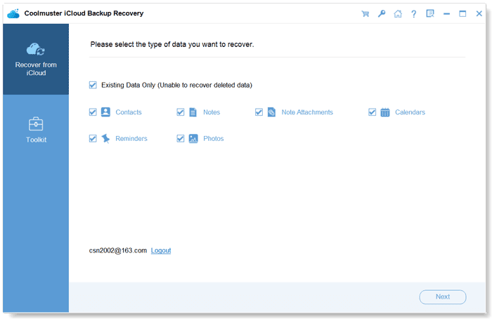 Limited time get iCloud Data Backup Recovery Tool Coolmuster iCloud Backup Recovery for free[Windows][$19.95 -> Free]