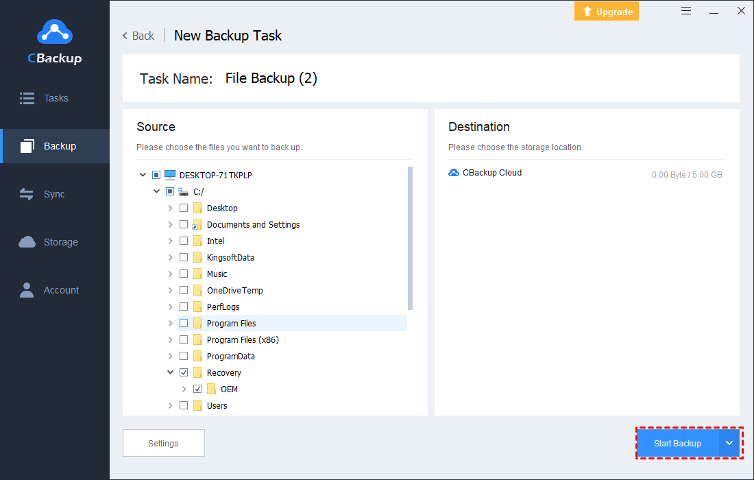 Limited time get Data Backup, Recovery Tool Aomei CBackup Professional for free[Windows][$8.49 -> Free]