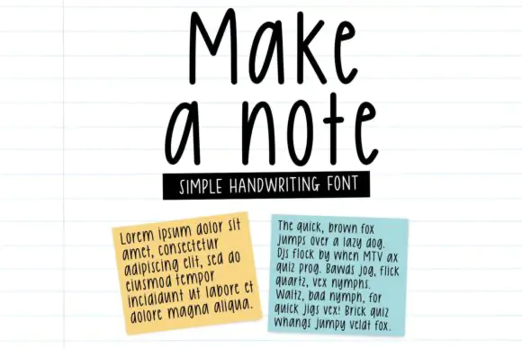 Limited time get Font Make a Note for free[Windows, macOS][$12.00 -> Free]