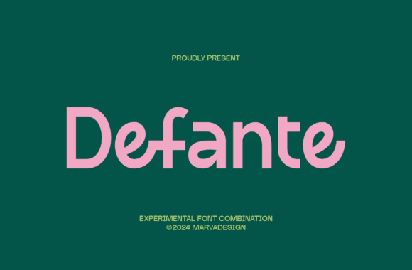 Limited time get Font Defante for free[Windows, macOS][$15.00 -> Free]