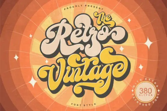 Font Retro Vintage — Free Giveaway (Worth $25.00)