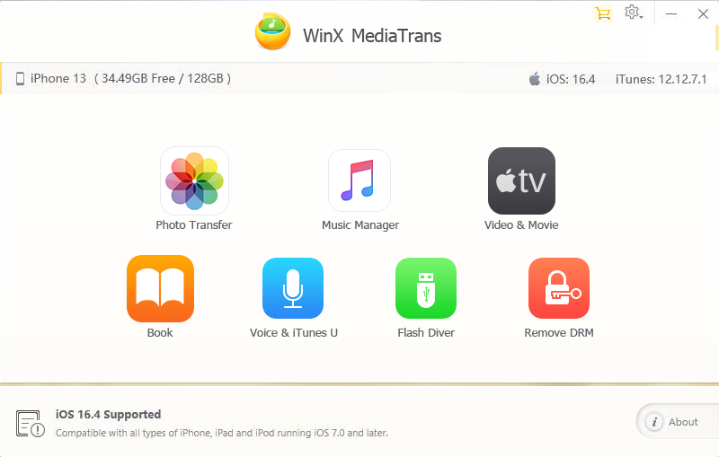 Limited time get iOS device multimedia file management tool WinX MediaTrans for free[Windows][$8.56 -> Free]