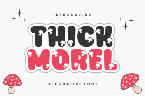 Font Thick Morel — Free Giveaway (Worth $29.99)
