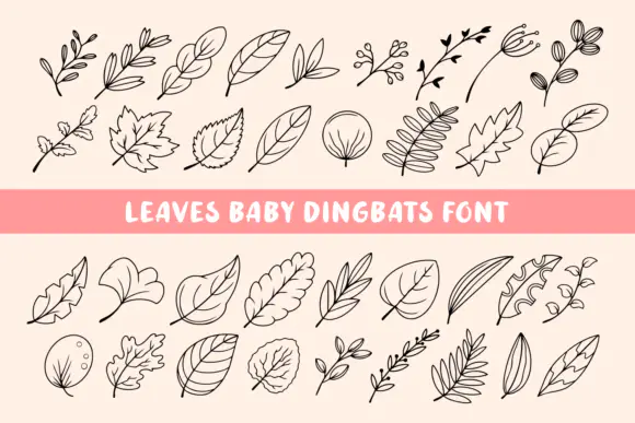 Font Leaves Baby — Free Giveaway (Worth $18.00)