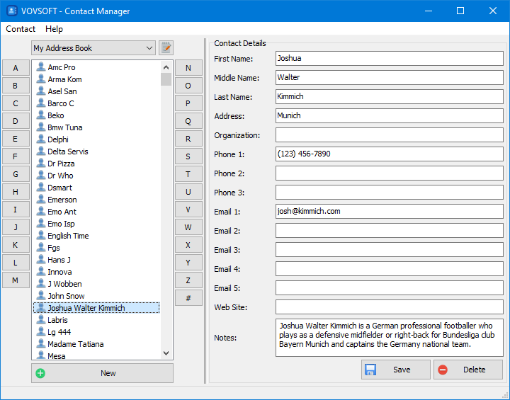 Vovsoft Contact Manager — Free Giveaway (Worth $19.00)