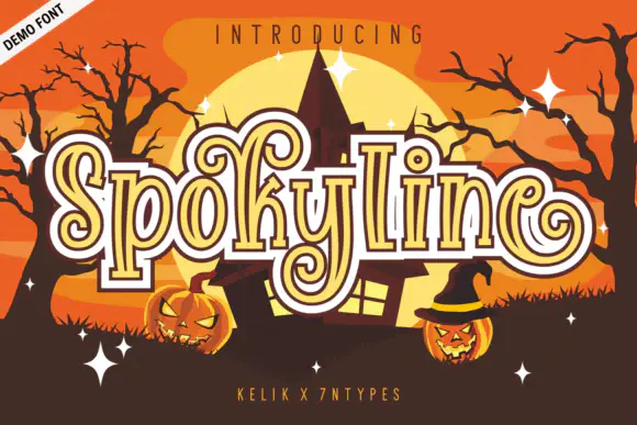 Font Spokyline Demo Font — Free Giveaway (Worth $29.99)