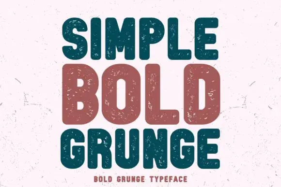 Limited-time free font download Simple Bold Grunge[Windows、macOS][$13→0]