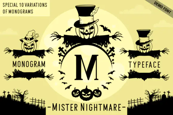 Font Mister Nightmare Demo Font — Free Giveaway (Worth $29.99)