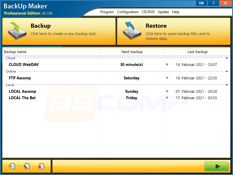 Limited time get Data Backup Tool BackUp Maker Professional for free[Windows][$29.90 -> Free]