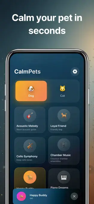 CalmPets - Calming Music for Pets[iPhone][In-App Purchase Free]