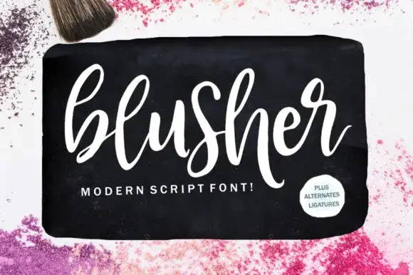 Limited time get Font Blusher Font for free[Windows, macOS][$29.99 -> Free]