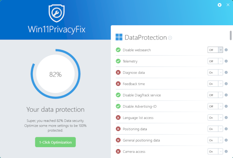 Limited time get System Privacy Issue Repair Tool Win11PrivacyFix for free[终身授权][$9.95 -> Free]