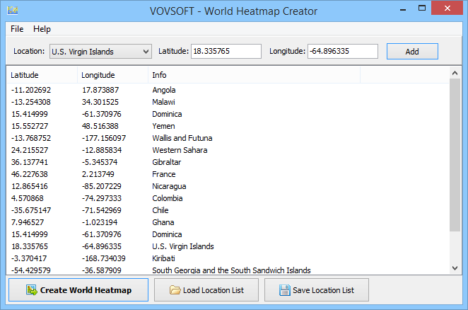 World Heatmap Creator Free Giveaway (Worth $19.00) — Free Giveaway (Worth $19.00)
