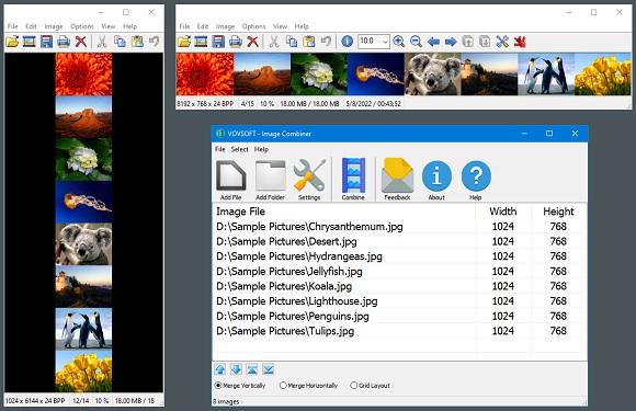 Image Combiner Vovsoft Image Combiner — Free Giveaway (Worth $19.00)
