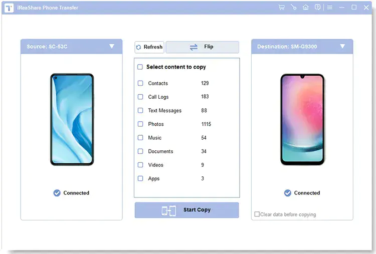 Limited time get Mobile File Transfer Tool iReaShare Phone Transfer for free[Windows][$29.95 -> Free]