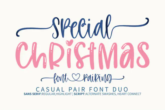 Font Special Christmas — Free Giveaway (Worth $10.00)