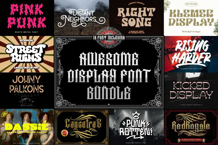 Limited time get Font Bundle Awesome Display Font Bundle for free[Windows, macOS][$29.00 -> Free]