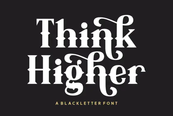 Font Think Higher — Free Giveaway (Worth $29.99)