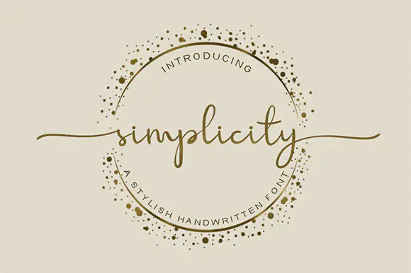 Font Simplicity — Free Giveaway (Worth $15.00)