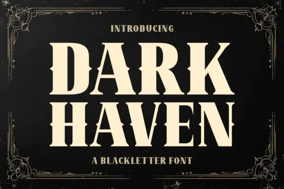 Font Dark Haven — Free Giveaway (Worth $29.99)