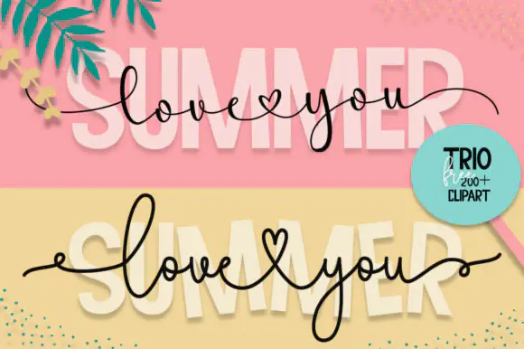 Font Summer Love You — Free Giveaway (Worth $17.00)