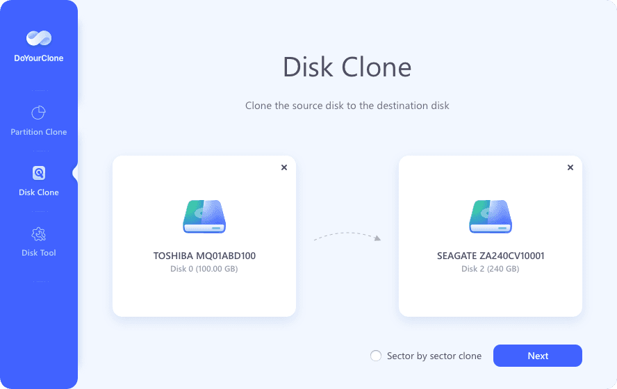 Limited time get Disk Clone Tool DoYourClone for free[Windows][$8.43 -> Free]