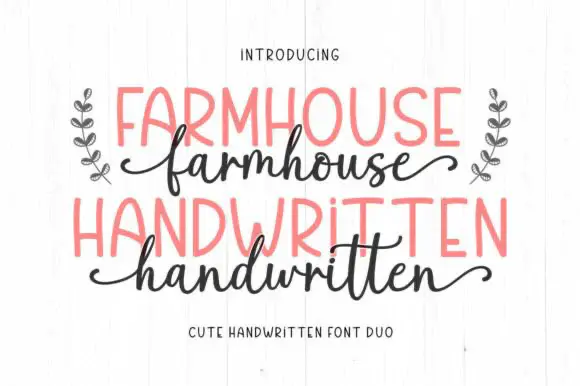Font Farmhouse Handwritten — Free Giveaway (Worth $12.00)