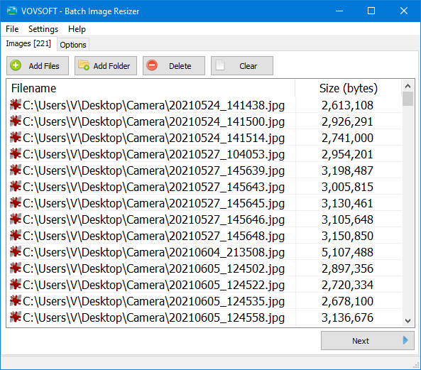 Batch modify Image size Vovsoft Batch Image Resizer — Free Giveaway (Worth $19.00)